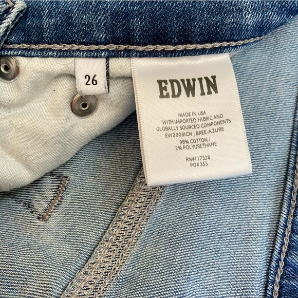 Edwin Bree Jeans Azure 26 - Picture 6 of 7